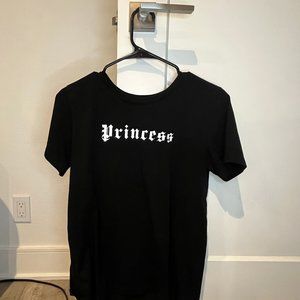 Forever 21 Black Graphic Tee